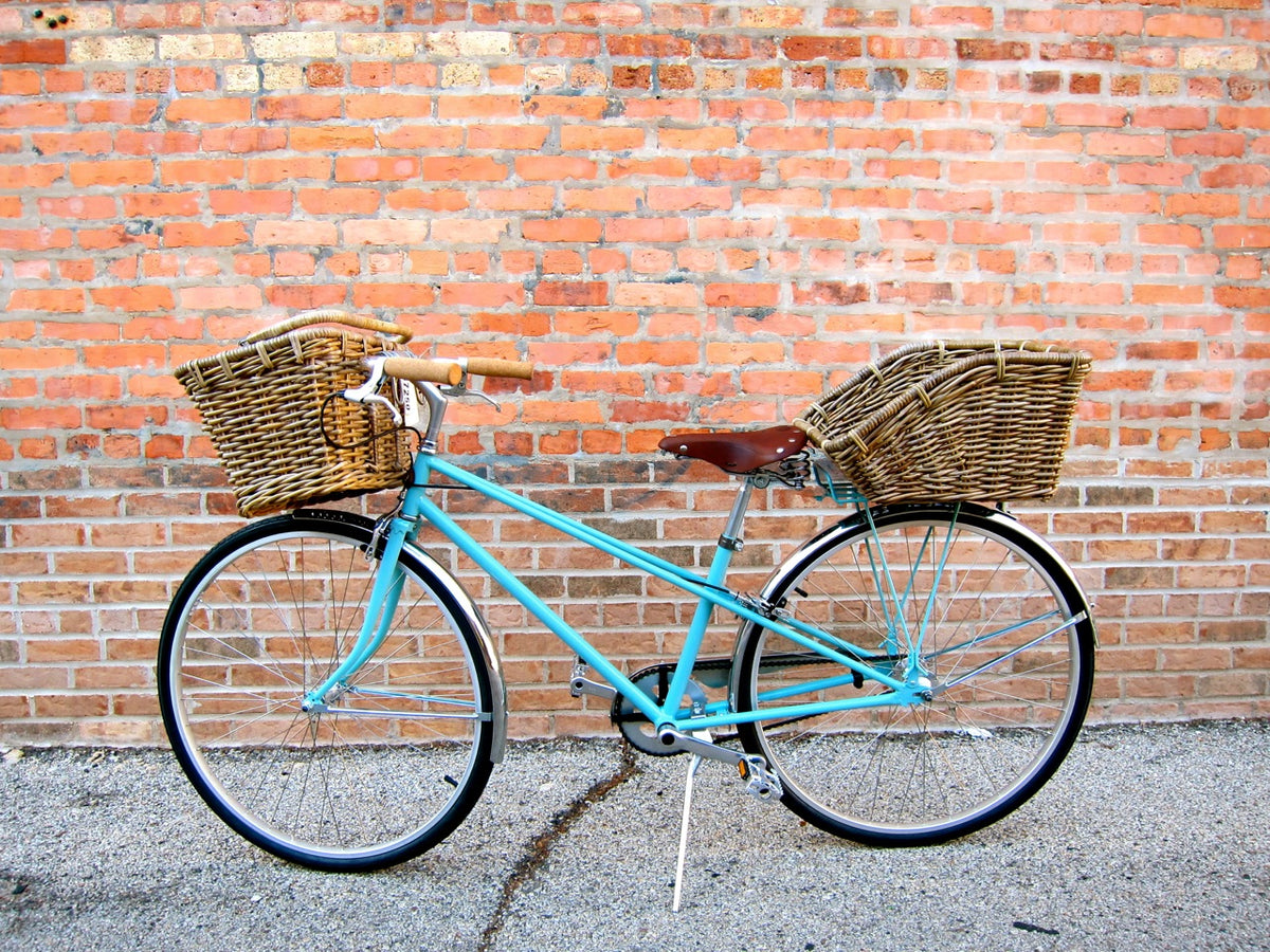 Dutch bike with basket on sale